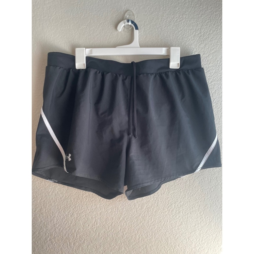 Under Armour Women's Activewear 
Running Shorts Heat Gear Black Size XL